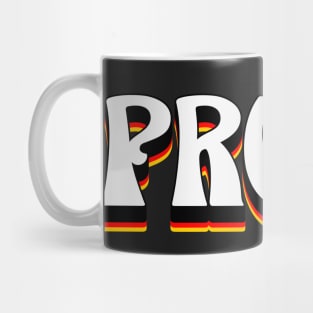 Vintage Prost, German Flag Colors Mug